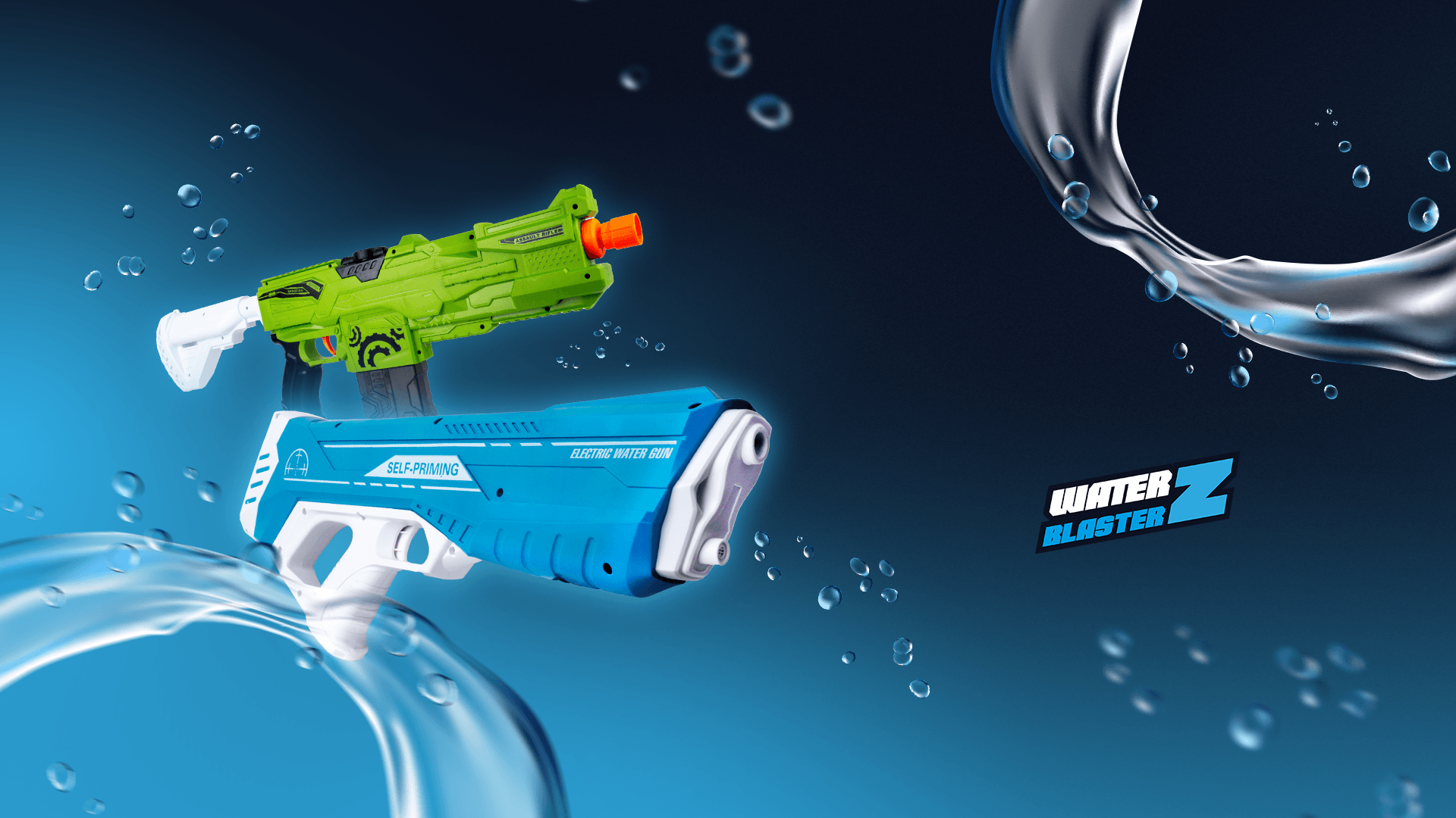 L'HydroBlaster - Pistolet à eau électrique – Blasterz.eu